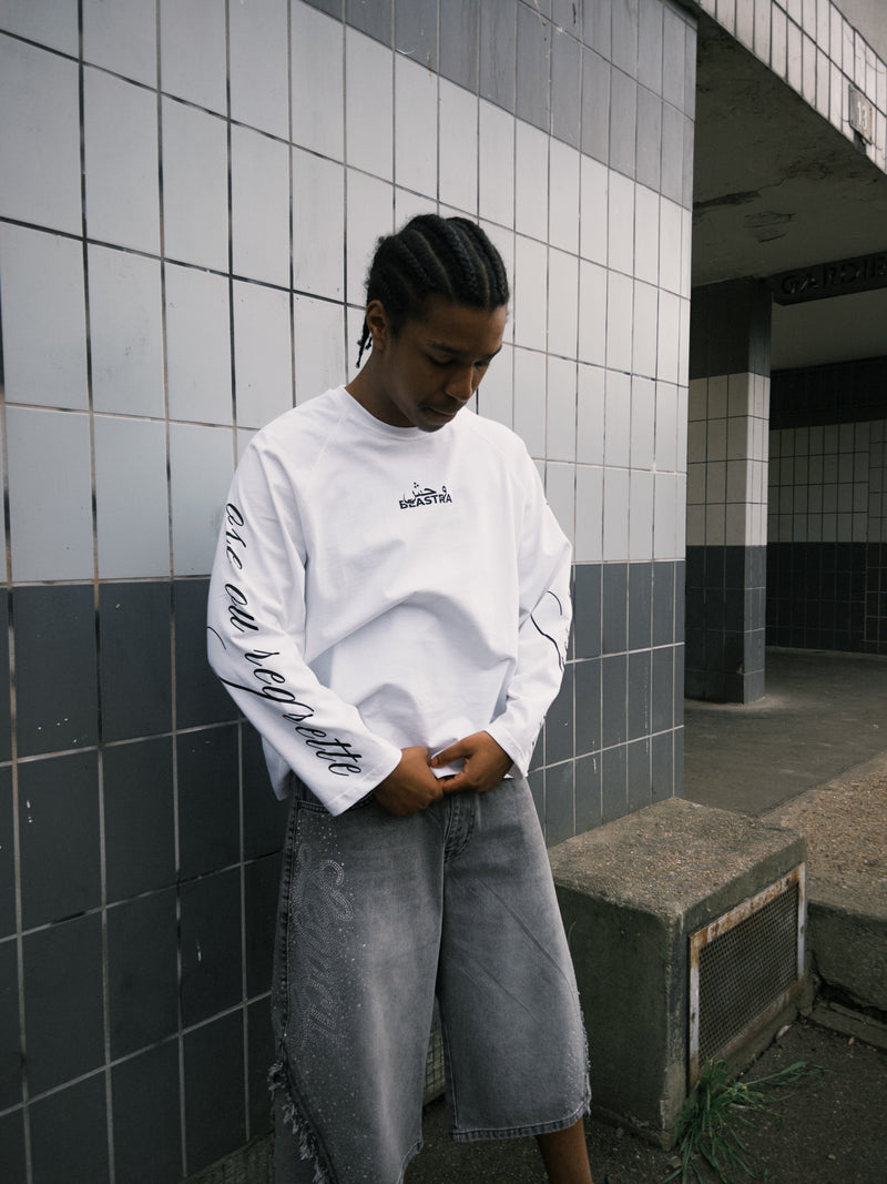 LONGSLEEVE - BEASTRA BLANC