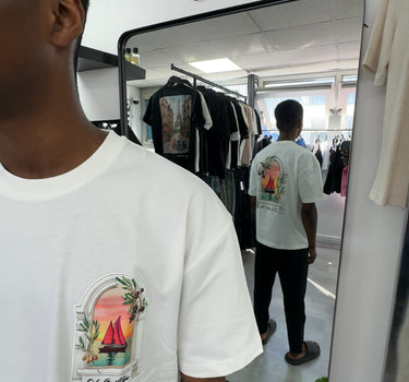 TEE-SHIRT - ONLY GOOD VIBES WHITE