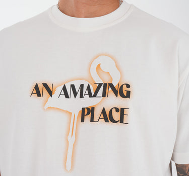 TEE-SHIRT AN AMAZING PLACE WHITE