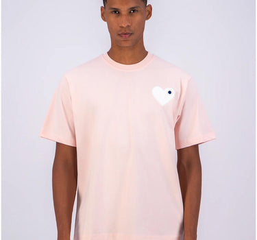 TEE-BABY PINK - COEUR WHITE