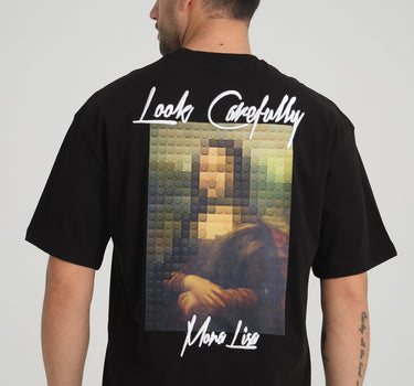 T-SHIRT MONA LISA - BLACK