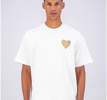 TEE-SHIRT BABY WHITE - COEUR MOUTARDE