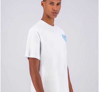 TEE-SHIRT BABY WHITE - COEUR SKYBLUE