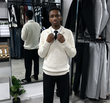 PULL - QUATER ZIP BEIGE