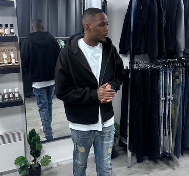 Sweat à capuche Zip - Black