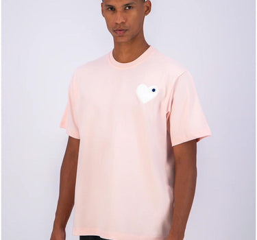 TEE-BABY PINK - COEUR WHITE