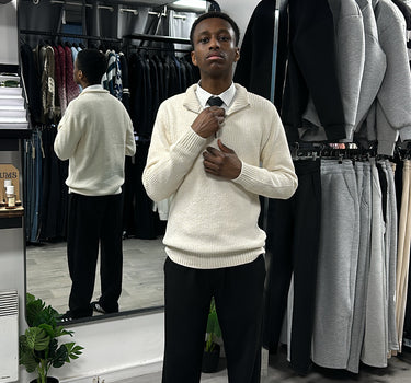 PULL - QUATER ZIP BEIGE